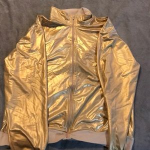 American Apparel Metallic Gold jacket